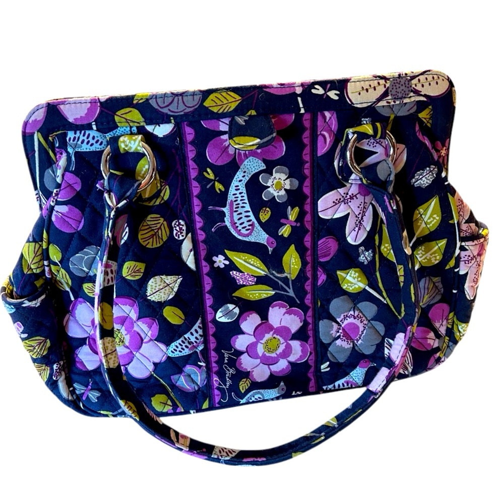 Vera Bradley Flora Nightingale (Retired Pattern) Shoulder Bag